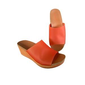 Baretraps Yalissa orange jelly wedge sandal